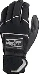 Rawlings Workhorse Batting Gloves Compression Strap-Black-S