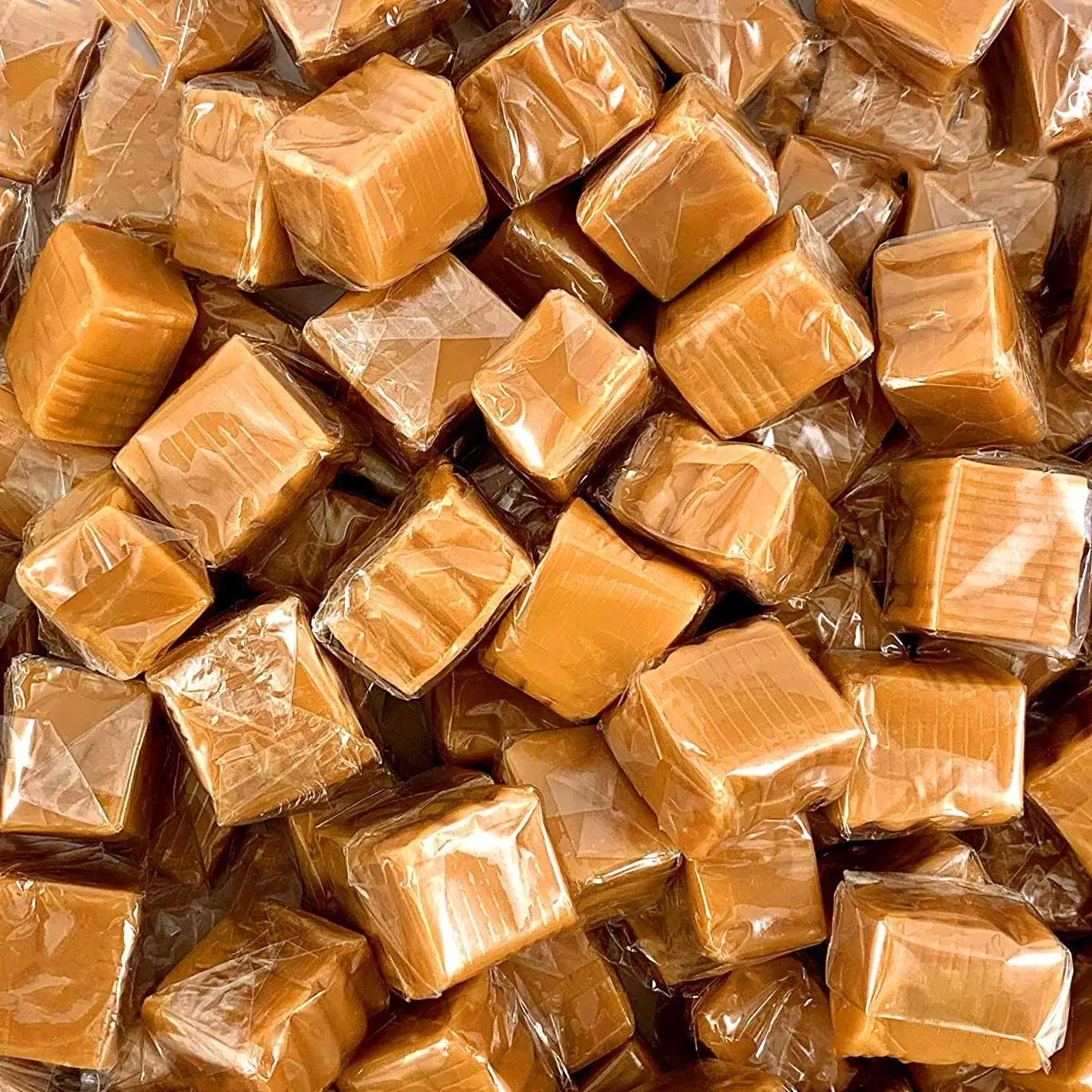 Laetafood Kraft Classic Chewy Caramel Squares Candy, Individually Wrapped (2 Pound Pack)