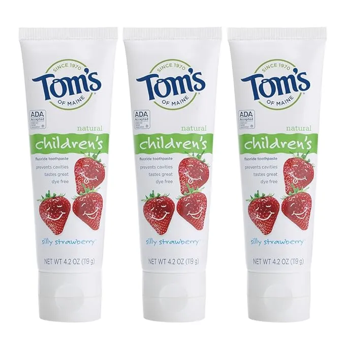 Toms of Maine Kids Natural Toothpaste 12.6 Ounce Fruity Flavor Anti-Cavity