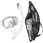 Tusa Sport Adult Serene Mask and Dry Snorkel Combo