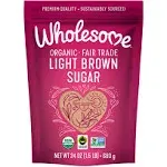 Wholesome Sweeteners Organic Light Brown Sugar, 24 oz - Case of 6