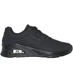 Skechers Women's Relaxed Fit Uno SR Work Sneaker Black 7