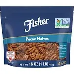 Fisher Pecan Halves (16 oz)