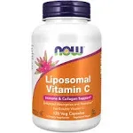 NOW Supplements, Liposomal Vitamin C, Immune & Collagen Support*, 120 Veg Capsules