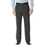 Haggar Gray Premium Stretch Sharkskin Classic Fit Suit Pants