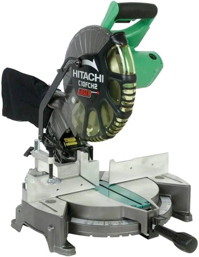 Hitachi C10FCH2 Compound Laser Miter Saw 10"