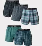 Hanes Classics Men's Tagless Comfort Flex Waistband Boxer (5-Pack)