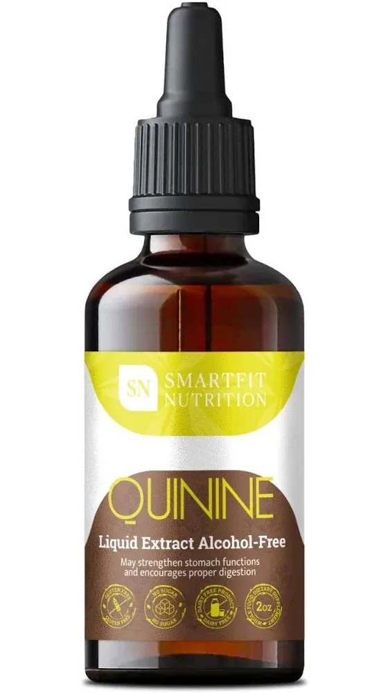 Quinine Tablets - Quinine Capsules with Cinchona Bark - Pills for Immune Support - Organic Quinine Supplement - Made in USA - Extra Strength Quinine Capsules - Herbal Quinine Pills