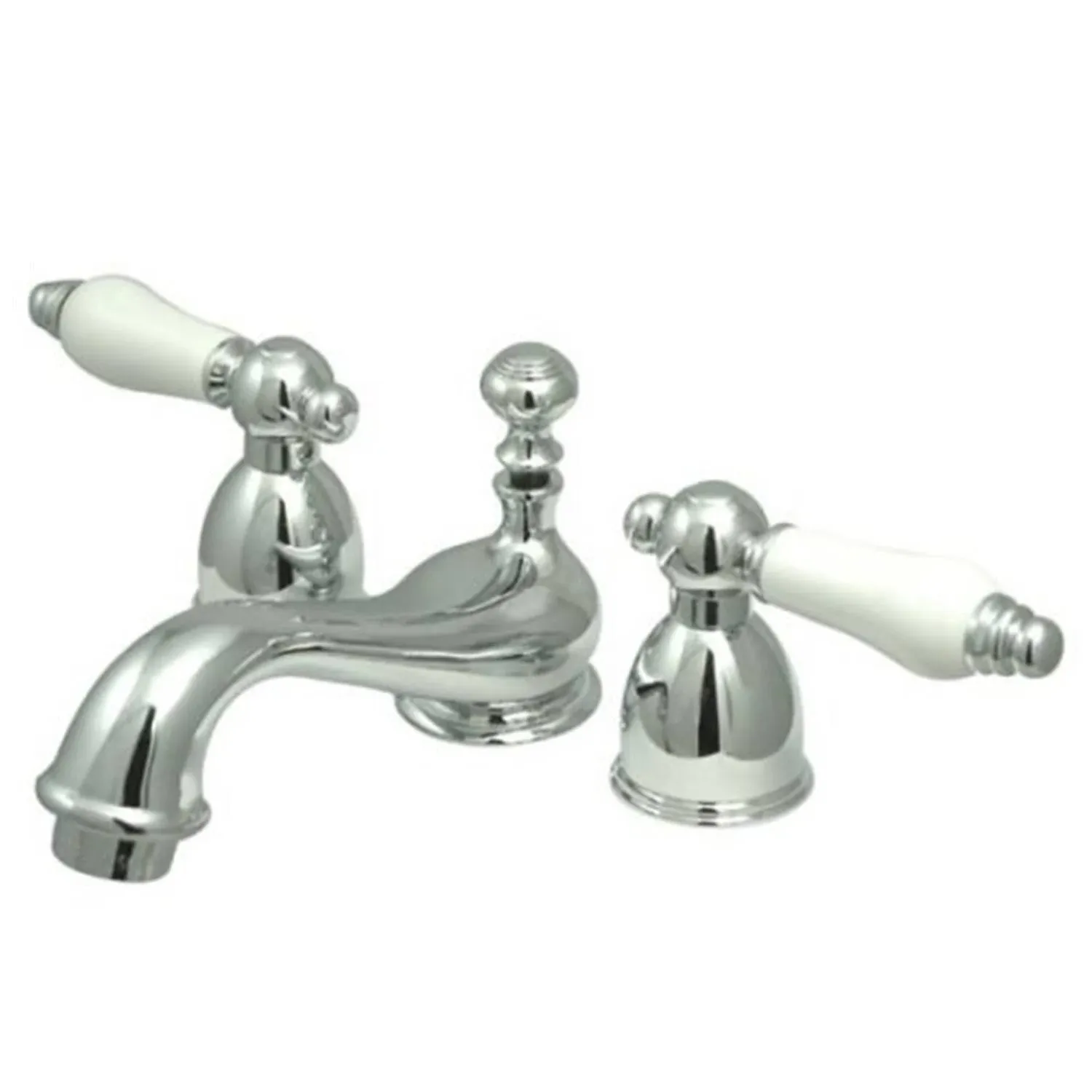 Kingston Brass KS395PLAC Restoration Mini-Widespread Bathroom Faucet