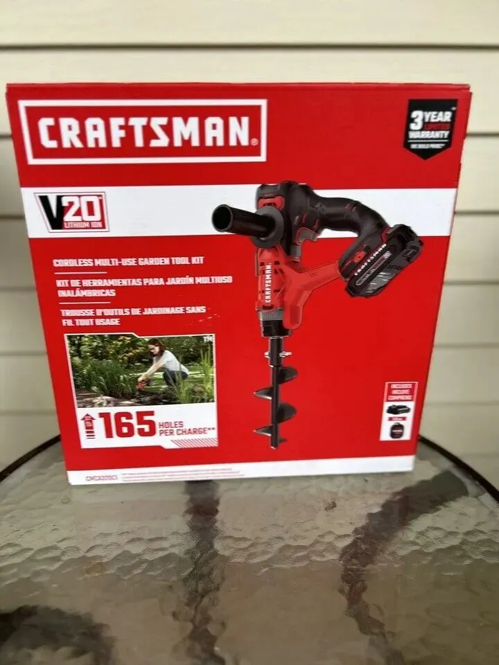 Craftsman Cordless Multi-Use Garden Tool Kit NEW SEALED CMCA320C1