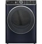 GE Profile PFD87ESPVRS 7.8 Cu. ft. Smart Front Load Electric Dryer with Steam and Sanitize Cycle - Sapphire Blue