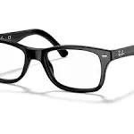 New RAY-BAN Eyeglasses HIGHSTREET RB 5228 2000 50-17 Black &amp; Clear w/Demo Lenses