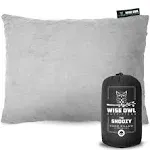 Wise Owl Outfitters Memory Foam Pillow for Camping and Travel, Small - Grey-