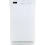 AVANTI DWF18V0W Avanti 18" Built In Dishwasher - White / 18"