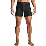 Under Armour Men's Tech 6" Boxerjock 2 Pack - Black - 3XL