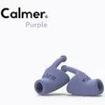 Flare Calmer Ear Plugs Alternative Reduce Annoying Noises Without Blocking Sound Soft Reusable Silicone - Purple