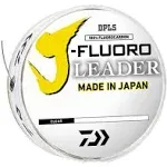 Daiwa J-Fluoro Fluorocarbon Leader - 15lb - 100yd