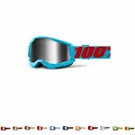 100% Strata 2 Goggles - Fletcher - Red Mirror