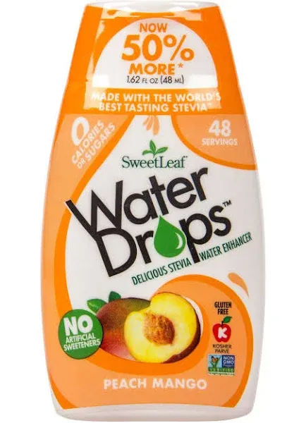 SweetLeaf Peach Mango Water Drops 1.62 fl. oz