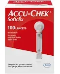 Accu Chek Lancets Softclix 100