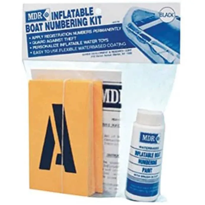 Inflatable Boat Numbering Kit