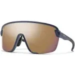 Smith Bobcat Sunglasses Matte French Navy / ChromaPop Rose Gold Mirror