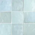 Bedrosians Cloe Baby Blue 5-in x 5-in Glossy Ceramic Wall Tile (10.83-sq. ft/ Carton)