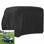 FLYMEI Waterproof Dust Prevention Golf Cart Cover for 4 Passenger EZ GO Club Car