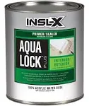 INSL-X AQ040009A-04 Aqua Lock Plus 100% Acrylic Water-Based Sealer Primer, 32 Fl Oz (Pack of 1), White