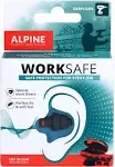 Alpine WorkSafe Earplugs — Reusable Corded Ear Plugs With Filter For Working