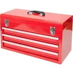 Torin ANTBD133-XB 20 inch Portable 3 Drawer Red Steel Tool Box