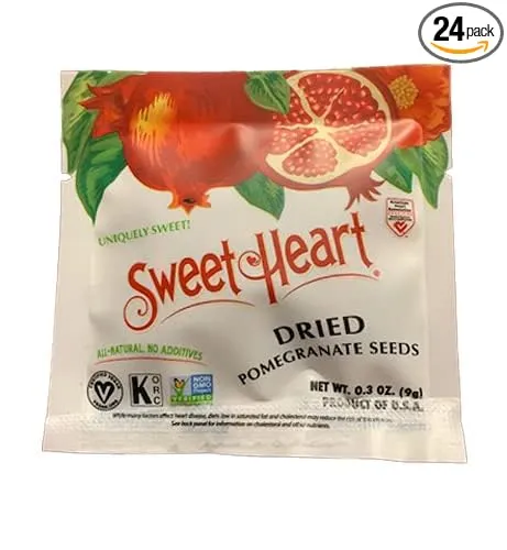 SweetHeart 0.3 oz Dried Pomegranate Seeds (Box of 24)