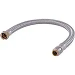 Sharkbite 1/2 in. x 3/4 in. FIP x 24 in. L Braided Flexible Water Heater Connector