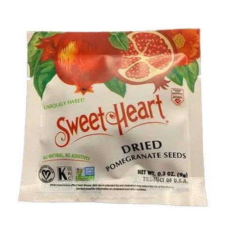 Sweetheart 0.3 oz Dried Pomegranate Seeds (Box of 24)