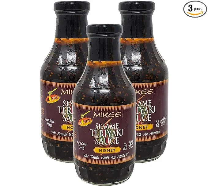 Mikee Teriyaki Sauce, Sesame, Bold & Spicy - 20 oz