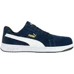 Puma Safety Iconic Suede Low EH SR Comp Toe 11 Men's Navy