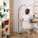 Brightech Battery Plus - Rechargeable Reading Floor Lamp, Portable Bright Task Standing Light for Living Room, Bedroom, Office