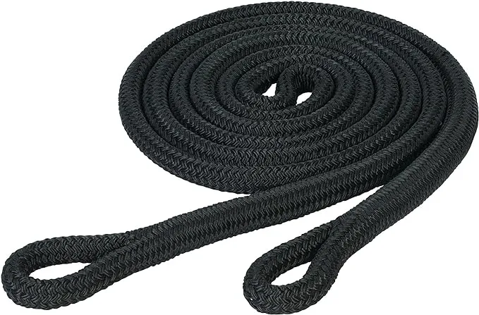 Weaver Leather Ken McNabb Yacht Braid Loop Reins , Black, 9/16" x 10'