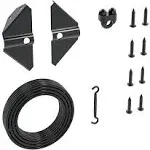 National Hardware N166-004 Anti Sag Gate Kit Black