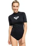 Roxy Women's Whole Hearted Short Sleeve Rashguard