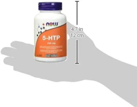 NOW 5-HTP 100mg 120 Veg Capsules