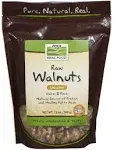 Buy Walnuts Halves & Pieces Raw 12 oz By Now Foods | Herbspro.com