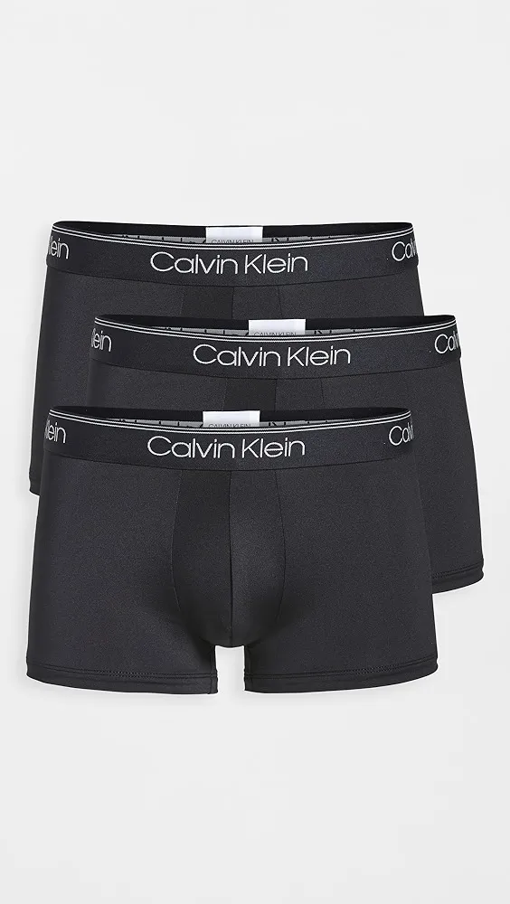 Calvin Klein Men&#039;s Micro Stretch 3-Pack Low Rise Trunk