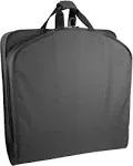 WallyBags Carry On Travel Black Garment Bag Trifold for Suits and Dresses ~ NICE