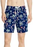 Chubbies Men's Classic 7" Swim Trunks, Small, Navy Blue