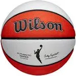 Wilson Wnba Authentic Outdoor Basketball in Orange