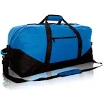 Dalix 25" Big Adventure Large Gym Sports Duffle Bag in Royal Blue