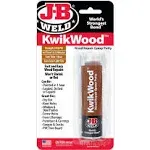 J-B Weld 8257 KwikWood Wood Repair Epoxy Putty Stick-1 oz, Tan