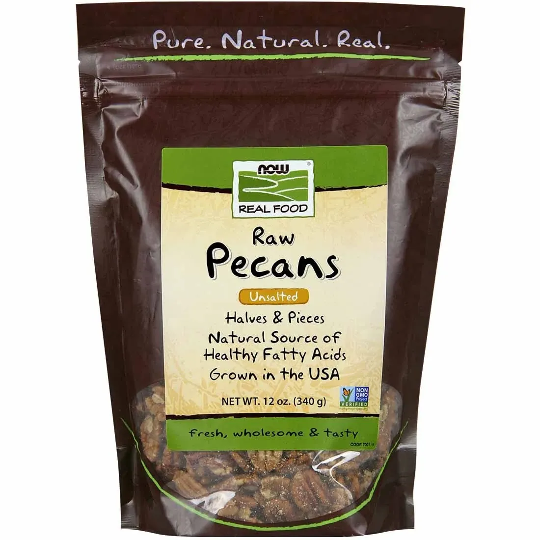 Now Foods - Pecans Raw 12 oz