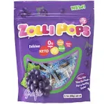 Zollipops The Clean Teeth Pops, Anti Cavity Lollipops, GRAPE, 15 Count